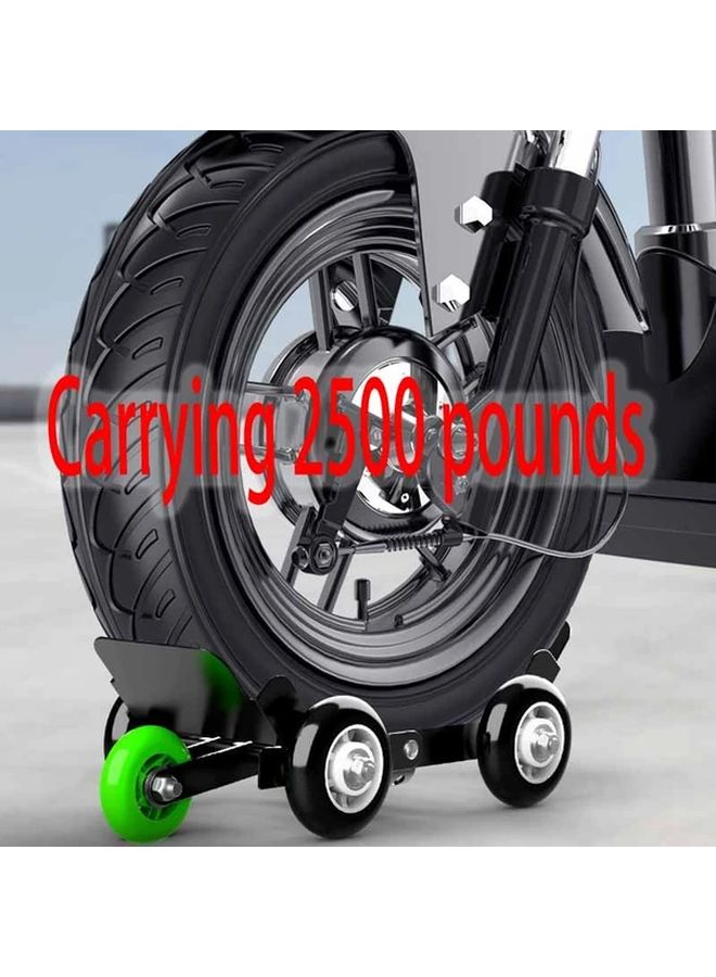 Booster Color Steel Motorcycle Tire Changer Skate Portable Wheel Repair Slide Supports 2500 lbs - Image 1